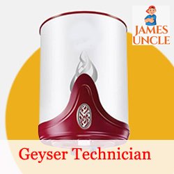 Geyser technician Mr. Subrata Kirtania in Gobardanga